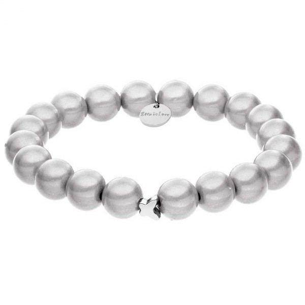 Ella in Love Armband 10 mm white night