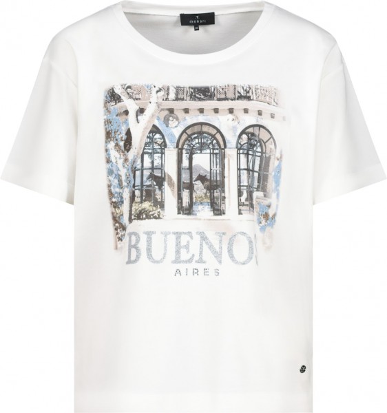 Monari T-Shirt mit Lodge-Print