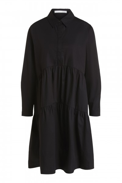 Oui Stufenkleid mit hohem Kragen