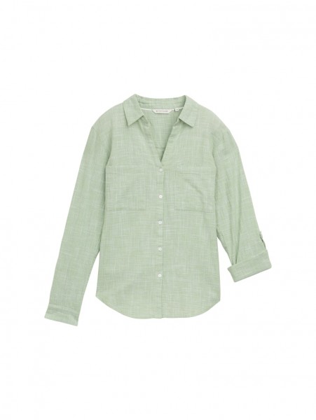 Bluse mit Brusttaschen