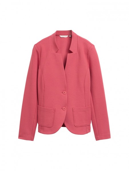 Slim Fit Blazer mit Ottoman-Struktur