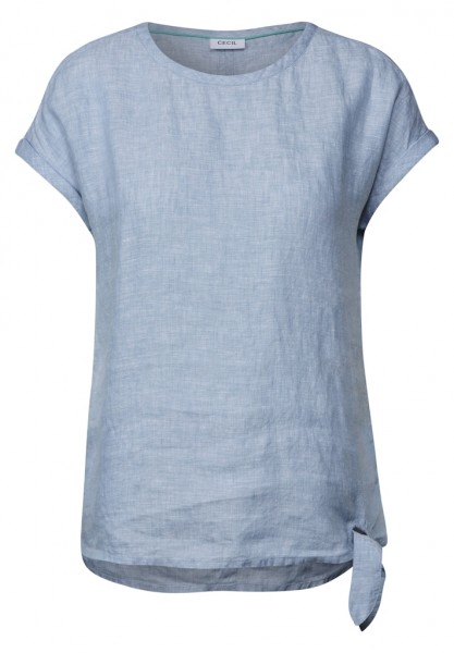 Cecil Leinen Chambray-Bluse