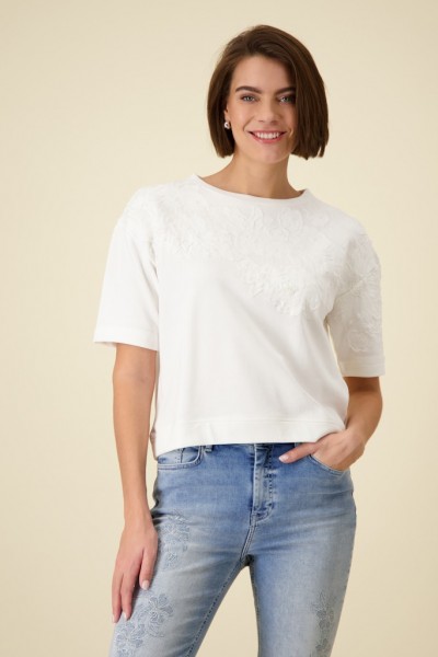 Monari Sweatshirt mit Stickerei
