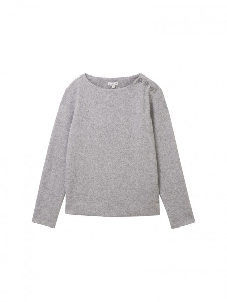 Tom Tailor Sweatshirt mit Rippstruktur