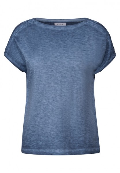 Cecil T-Shirt mit Knopfdetail