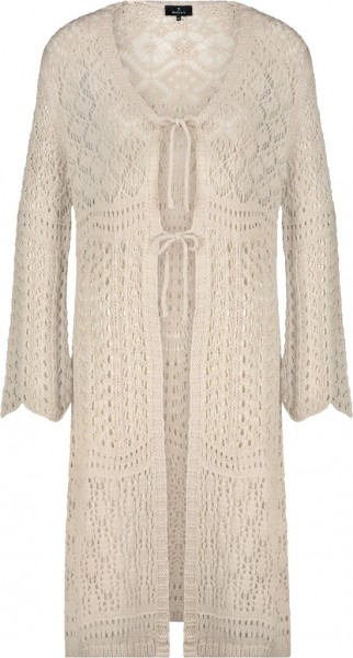 Monari Strickjacke mit Ajourmuster