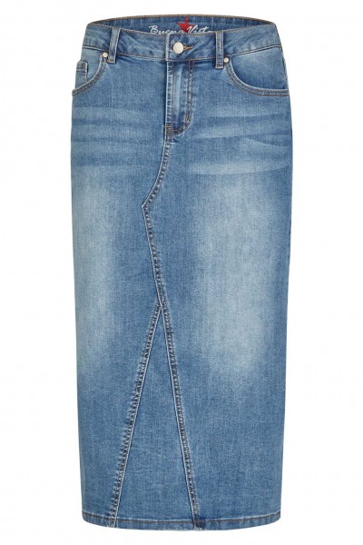 Buena Vista Midi-Jeansrock
