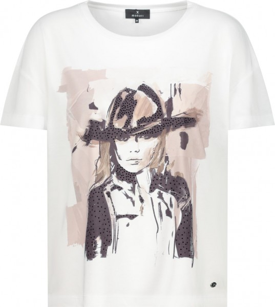Monari T-Shirt mit Cowgirl-Print
