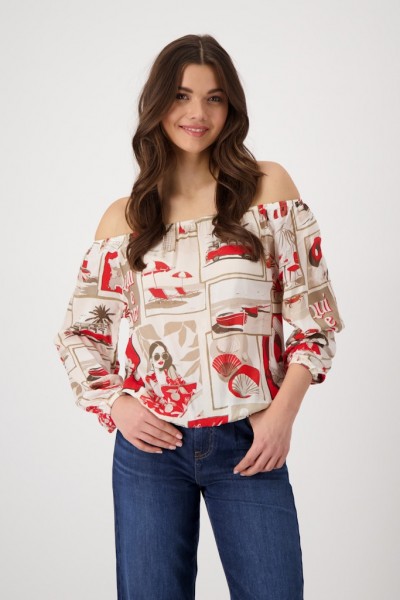 Monari schulterfreie Bluse
