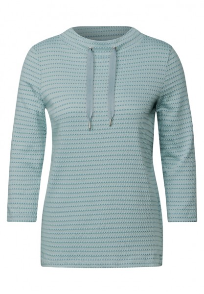 Two-Tone Strukturshirt