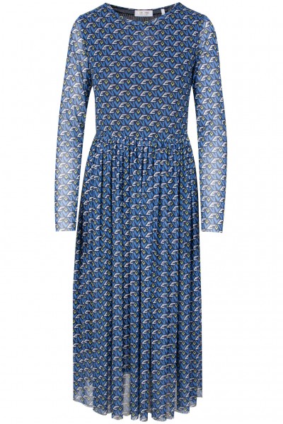Rich & Royal Mesh-Kleid mit grafischem Muster