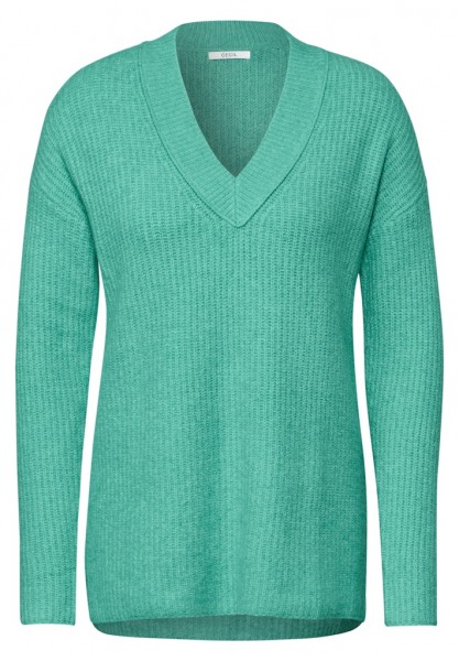 Pullover mit V-Ausschnitt