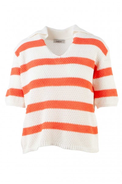 Coll64 Halbarm-Strick-Pullover