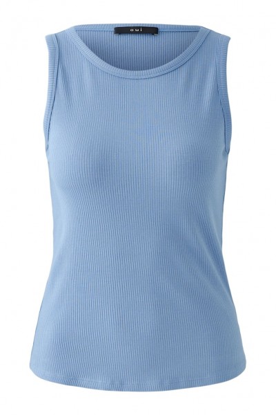 Oui FILIZ Top elastische Viskoserippe