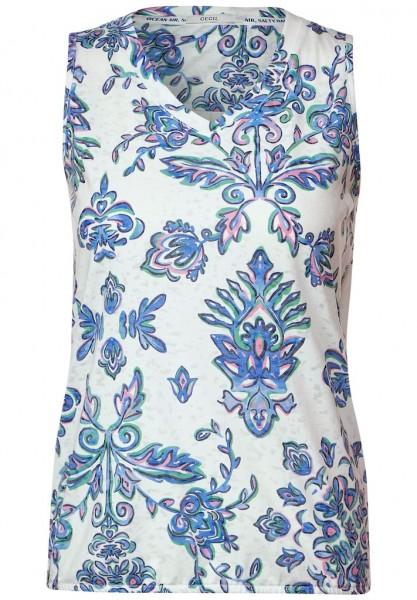 Cecil Top mit Burn Out Ornament