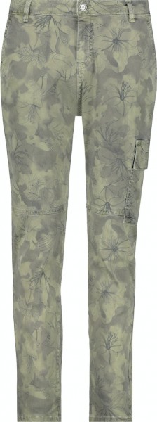 Monari Camouflage-Hose mit Blumen-Muster