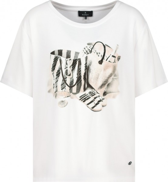 Monari T-Shirt mit Taschenprint