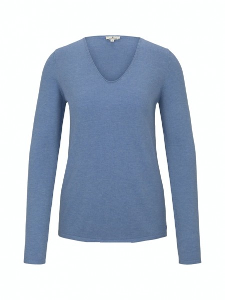 Tom Tailor Pullover mit V-Ausschnitt