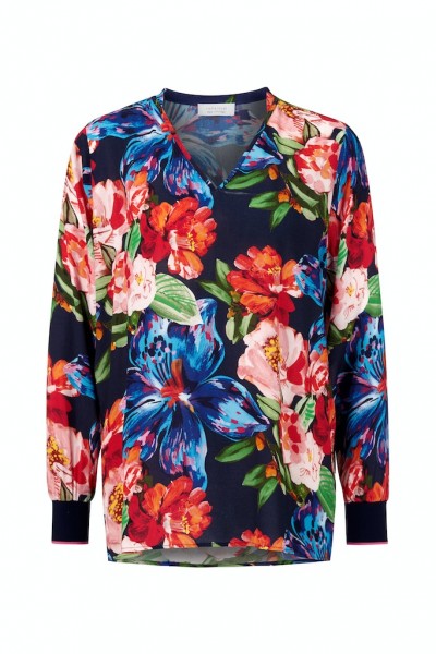 Rich &amp; Royal Bluse Blumen-Muster