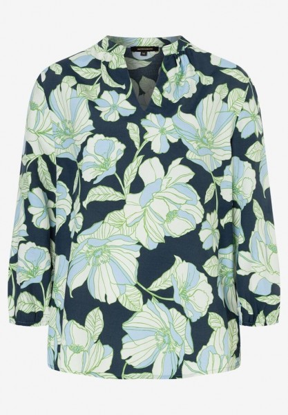 Viskosebluse Flowerprint Sommer-Kollektion
