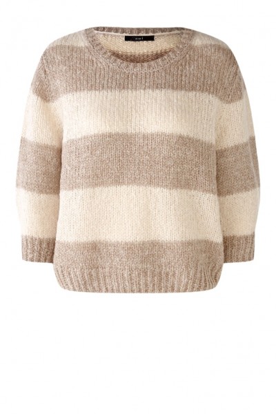 Oui Pullover mit Woll- und Mohairanteil