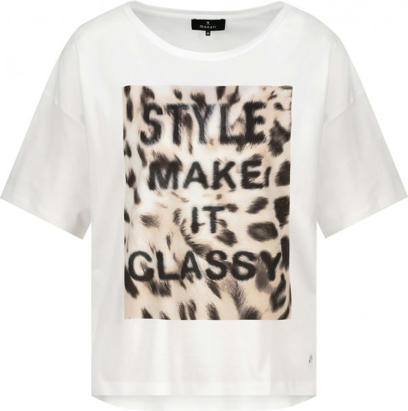 Monari T-Shirt mit Leo-Frontprint