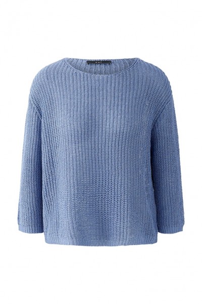Oui Pullover Glanzeffekt
