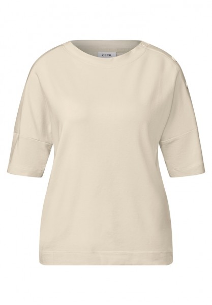 T-Shirt mit Knopfdetail