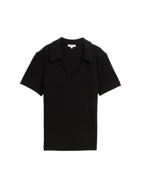 Tom Tailor T-Shirt in Polo-Optik