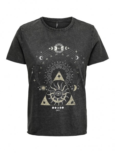 Only T-Shirt mit Print