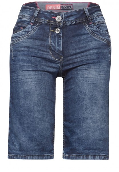 Cecil Mittelblaue Jeans Shorts