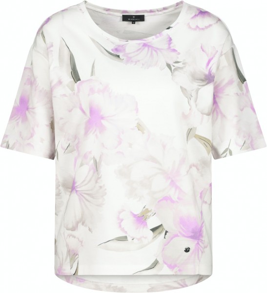 Monari T-Shirt Blumen-Print