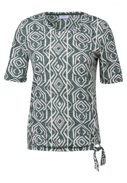 Cecil T-Shirt in Ausbrenner-Optik