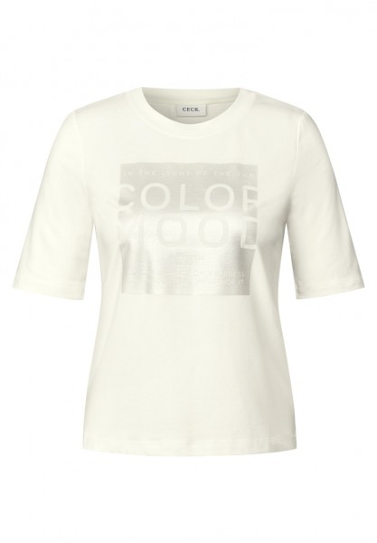 Softes Shirt mit Folienprint