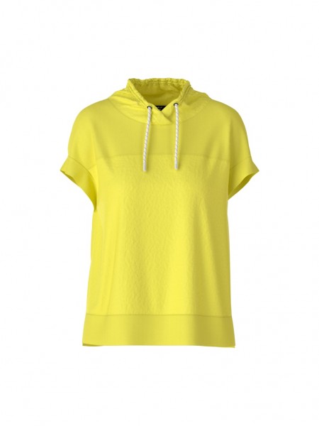 Marc Cain Sports Lässige Bluse in Materialmix