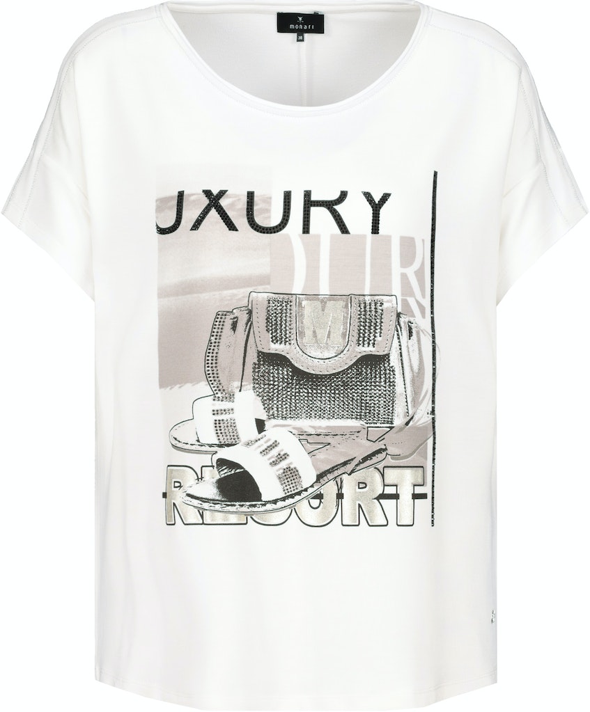 Monari T-Shirt mit Front-Print | T-Shirts | T-Shirts & Tops | Damenmode |  Schmitz Das Modehaus