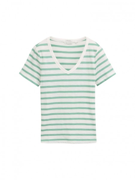 T-Shirt mit V-Ausschnitt