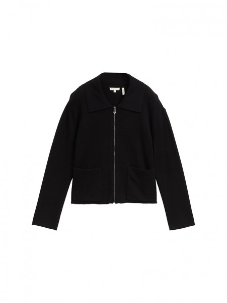 Cardigan mit Kragen