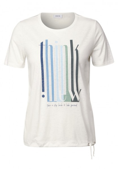 Cecil Shirt mit Wording