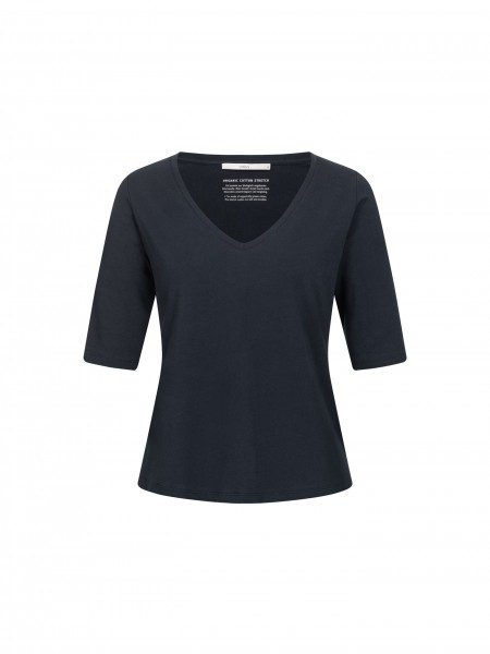 Lanius Shirt mit V-Neck