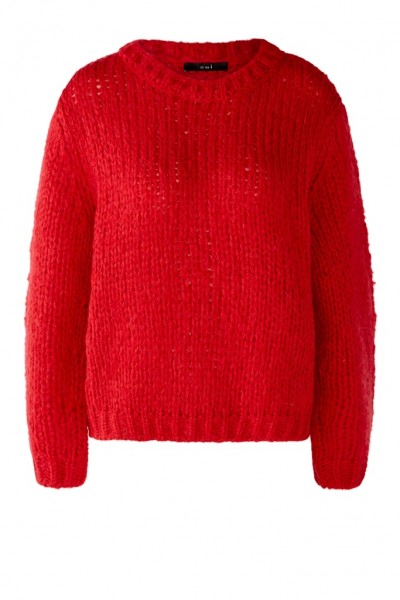 Oui Pullover mit Wolle und Mohair