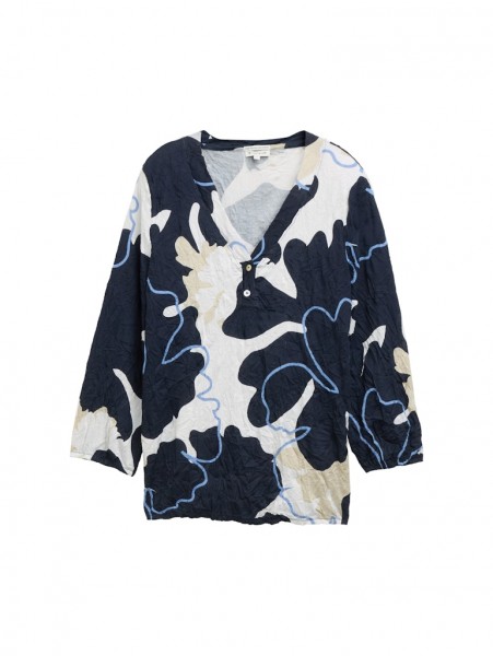 Crinkle Blusenshirt