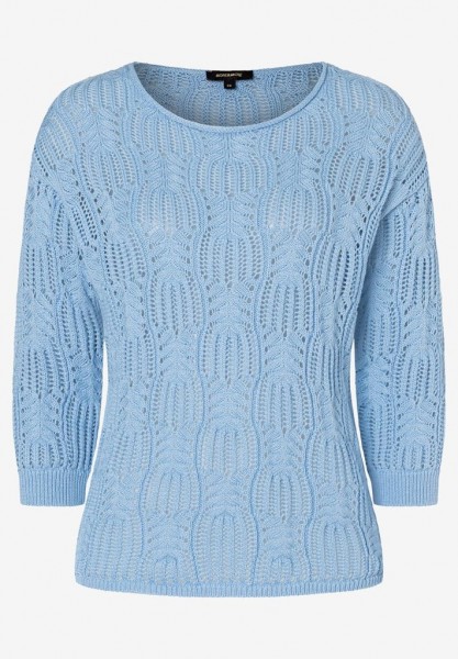 Ajour Pullover hellblau Frühjahrs-Kollektion