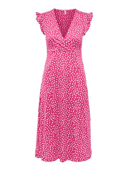Only Kleid mit Volants