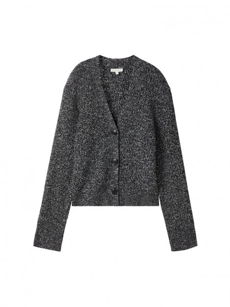 Strickjacke in Melange Optik