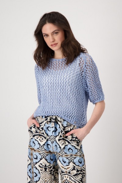 Monari Ajour-Strick-Pullover