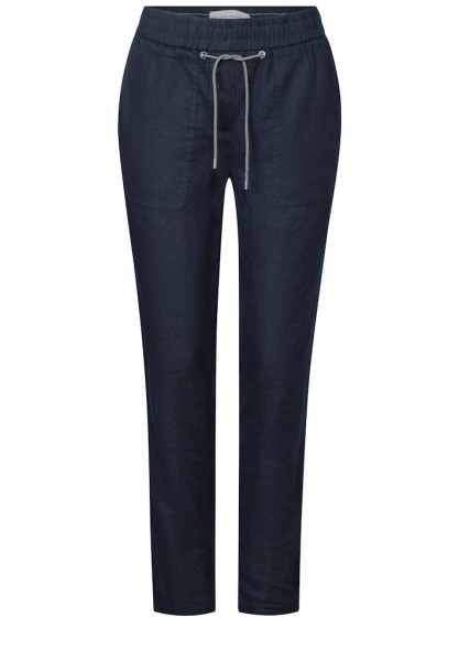 Leinenhose im Casual Fit