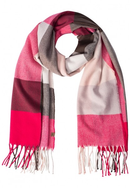 Camel Active Softer Webschal mit kariertem Muster