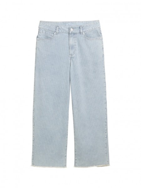 High Waist Culotte Jeans