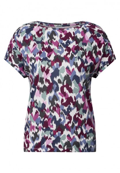 Cecil T-Shirt mit Knopfdetail